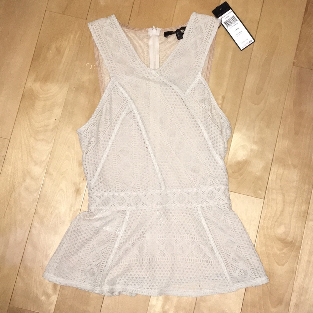 BCBG tan NWT shirt